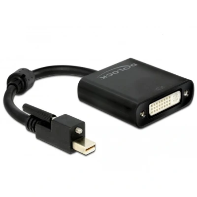 Afbeelding van Delock Adapter mini Displayport 1.2 mannelijk met schroef &gt; DVI vrouw
