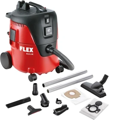 Afbeelding van Flex VC21LMC Bouwstofzuiger Incl. Filterzakken (5st) 1250W L klasse 20L