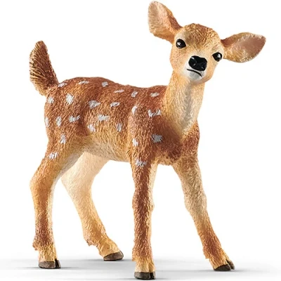 Afbeelding van Schleich wild life witstaarthertenjong 5,5 cm