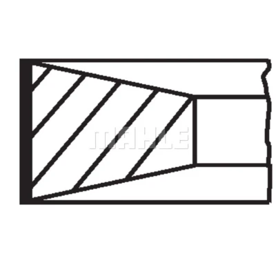 Afbeelding van MAHLE ORIGINAL 228 90 N0 Zuigerveer 128,0