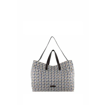 Afbeelding van bugatti Schoudertas Finn Tote Bag Grid Veelkleurig