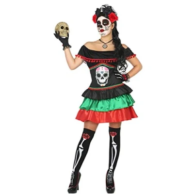 Afbeelding van Kostuums voor Volwassenen Th3 Party Multicolour Skelet (1 Stuks) Maat XXL