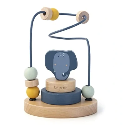 Afbeelding van Trixie stapeltoren en kralenframe mrs elephant