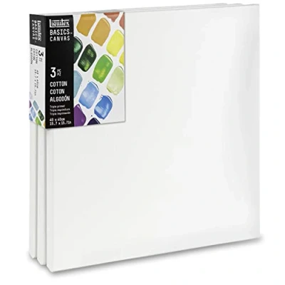 Afbeelding van Liquitex Basics Canvas 40X40cm Pak van 3 stuks