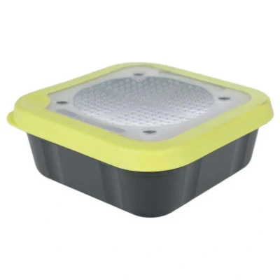 Afbeelding van Matrix Bait Box Grey/Lime (met gaatjes) Maat : 1.1pt