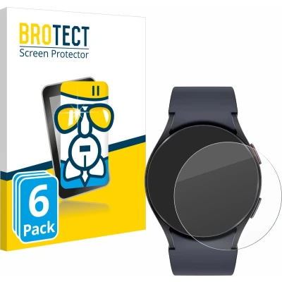 Afbeelding van BROTECT Screenprotector voor Samsung Galaxy Watch 6 (40 mm) Folie Beschermfolie Beschermglas transparant (6 Stuks)
