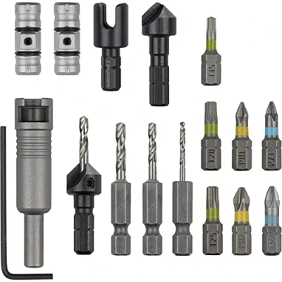 Afbeelding van Wolfcraft Flipbit set All in one 17 delig 1 3086000