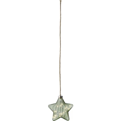 Afbeelding van Lumineo Micro LED ster lamp 20 cm 15 lampjes Groen