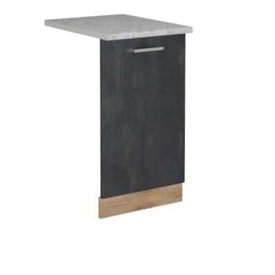 Afbeelding van Vicco Afwasmachine R Line, zwart beton, 45 cm, AP marmer