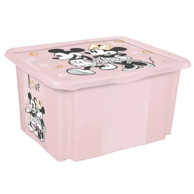 Afbeelding van Keeeper Minnie Mouse Roze 24L Opbergbox 1223758124700