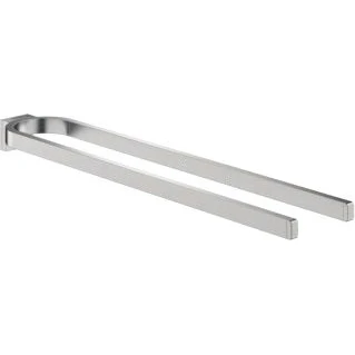 Afbeelding van Grohe selection handdoekhouder dubbel 2x arm 400mm vast metaal supersteel 41059dc0