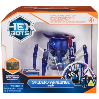 Afbeelding van HEX BOTS Spin Master 6071528 Speelgoed robotfiguur, verstelbaar, voor jongens en meisjes vanaf 4 jaar, blauw