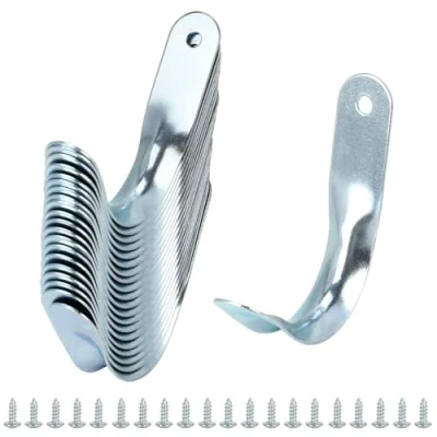 Afbeelding van QWORK® Pak van 20 duurzame apparaathaken, garagehaken individuele haken voor garage, tuin, schuur, werkplaats