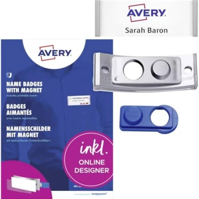 Afbeelding van Avery Zweckform POL30MA66 10DR Naamplaatje (b x h) 70 mm 30 10 stuk(s)
