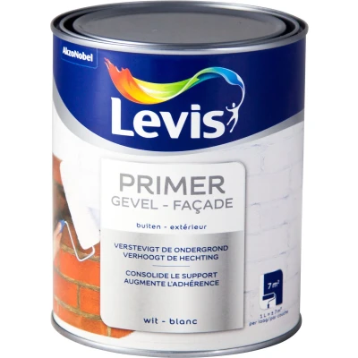 Afbeelding van Levis Primer Buitenmuur 1l Wit