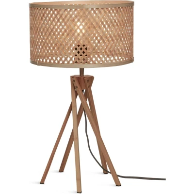 Afbeelding van Good&amp;Mojo Tafellamp Java Bamboe 5 Poot Naturel 32x32x56cm