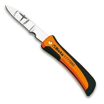 Afbeelding van Beta Klapmes met inkeping voor draadstrippen, roestvast stalen lemmet 1777BM 017770100