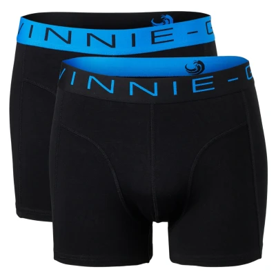 Afbeelding van 2 x Vinnie G Boxershort Black/Blue maat M