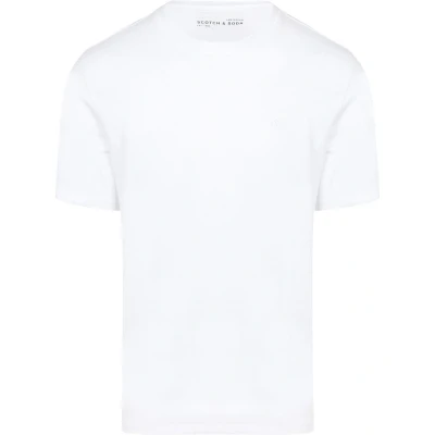 Afbeelding van Scotch &amp; Soda CORE LOGO Tshirt basic, Heren, Maat: XXL, White