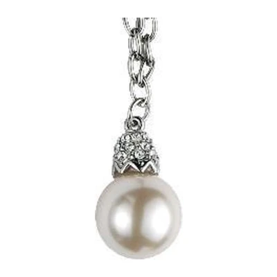 Afbeelding van Behave Ketting met hangertje parel en steentjes