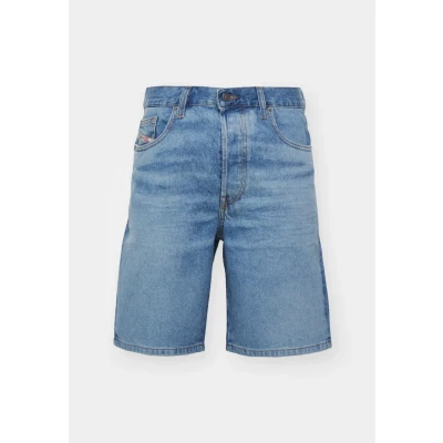 Afbeelding van Diesel heren Regular fit korte broek van denim in de kleur Indigo, maat: W29