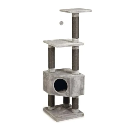 Afbeelding van Beeztees Figado Krabpaal Grijs 40x40x135 cm