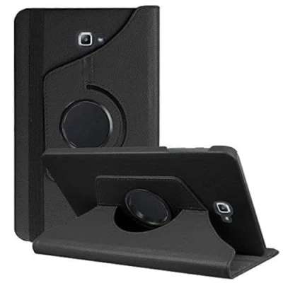 Afbeelding van DETUOSI beschermhoes compatibel met Galaxy Tab A6 10,1 inch 2016, 360 van PU leer standaardfunctie voor A SM T580N/T585N