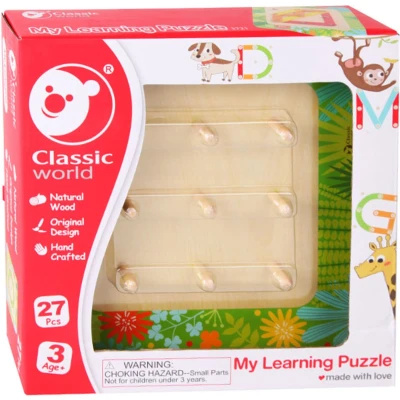 Afbeelding van Classic World Mijn Houten Leerpuzzel, 29dlg.