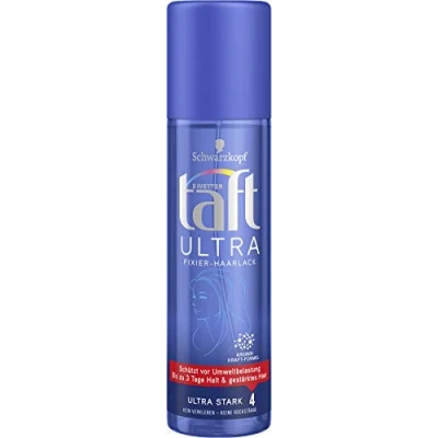 Afbeelding van Schwarzkopf 3 Wetter Taft Ultra Fixing Hair Lacquer, Strong Hold 4, 5 pack (5 x 200 ml)