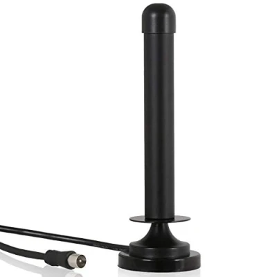 Afbeelding van Wicked Chili DVBT2 antenne, compatibel met HD tv ontvanger Samsung, Xoro, Dyon, TechniSat, digitale box, Freenet, magnetische voet voor binnen en buiten (sterke DVB T2 ontvangst, magneetvoet, 3 m