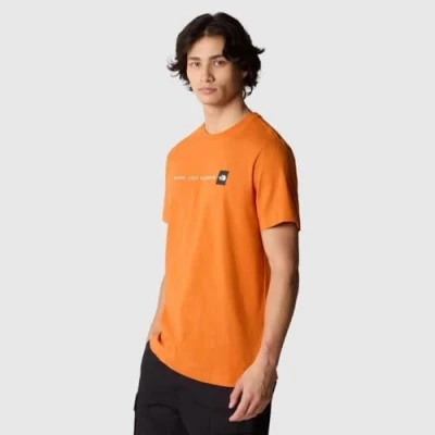 Afbeelding van T Shirt The North Face Men S/S Never Stop Exploring Tee Desert Rust L