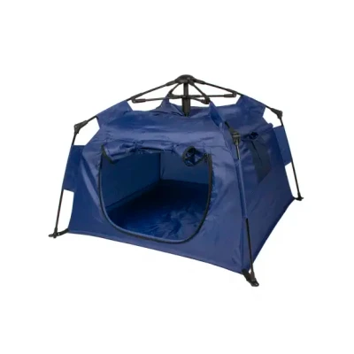 Afbeelding van Pop up tent voor huisdieren blauw L 100x100x70cm