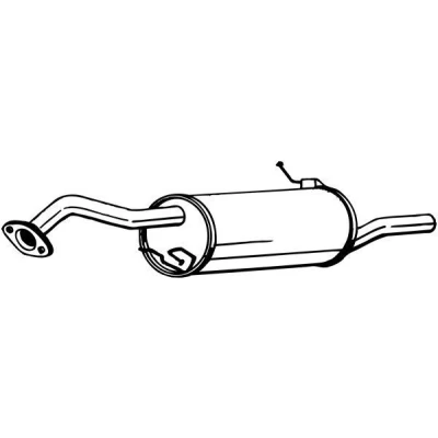 Afbeelding van BOSAL 171 327 Einddemper MAZDA: 323 S VI Sedan (BJ) 1.5 16V, 1.6 1998 2004