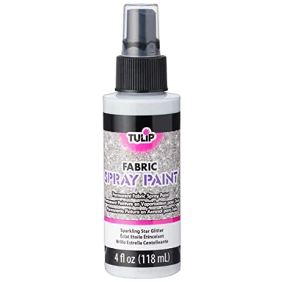 Afbeelding van I Love To Create Tulip Fabric Spray Paint 4 Ounce Sparkling Star Glitter, andere, meerkleurig, fl oz (Pack van 1)