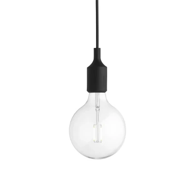 Afbeelding van Muuto E 27 hanglamp zwart