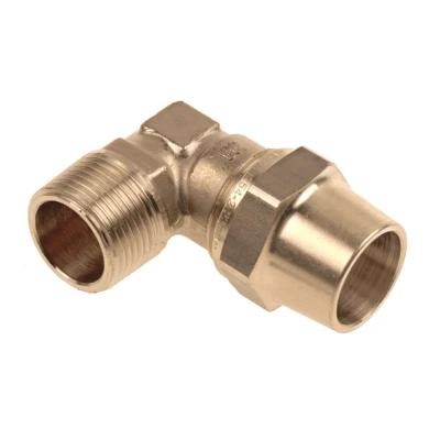 Afbeelding van Bonfix Belgas Messing kniekoppeling 1/2&quot;x12mm
