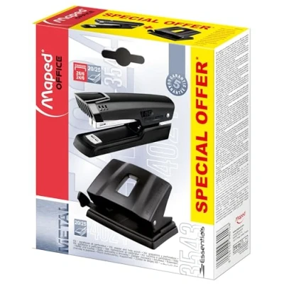 Afbeelding van ESSENTIALS kit 1 x HS nietmachine + perforator 20 vel in ophangdoos
