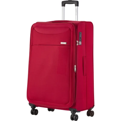 Afbeelding van CarryOn Air Grote Reiskoffer 120 Liter Zachte Trolley Koffer 77 x 47 32 cm Lichtgewicht Expander TSA slot Rood