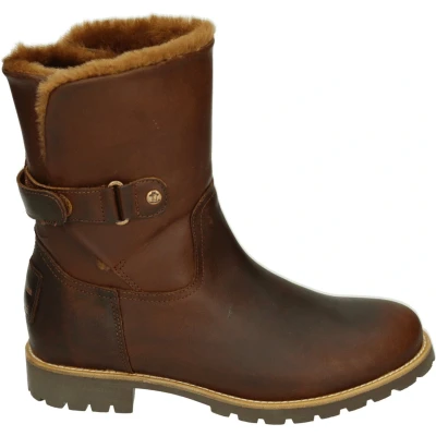 Afbeelding van Panama Jack FELIA IGLOO TRAV B14 SnowbootsGevoerde laarzenDames laarzen Kleur: Cognac Maat: 40