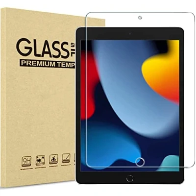 Afbeelding van ProCase [1 stuk beschermfolie voor iPad 10,2 inch 9e / 8e 7e generatie 2021/2020/2019, displaybeschermfolie 9H gehard glas Screen Protector Film helder