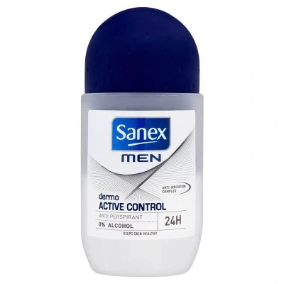 Afbeelding van SANEX Deo Roll on MEN &quot;Dermo Active Control&quot; voor de normale huid 6er Pack (6 x 50 ml)
