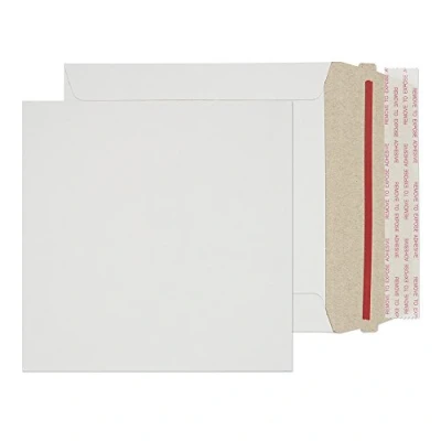 Afbeelding van Blake Zuivere verpakking 140 x mm Peel &amp; Seal All Board Rip Strip Rigide Enveloppen (PPA1 RS) Wit Pack van 200