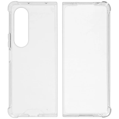 Afbeelding van Samsung Galaxy Z Fold 4 Hoesje Siliconen en TPU (zacht) Accezz Softcase/Backcover Transparant Telefoonhoesje