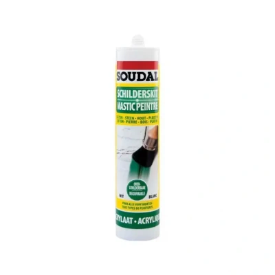 Afbeelding van Soudal acrylaat schilderskit S AK 310 grijs 300 ml