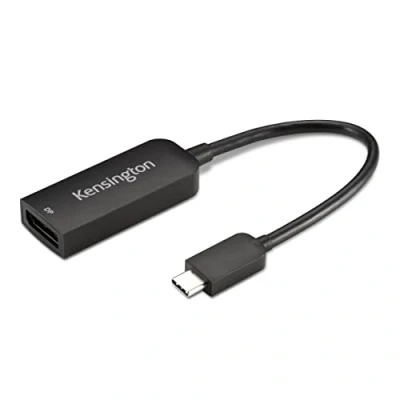 Afbeelding van Kensington USB C naar DisplayPort 1.4 adapter ondersteunt 4K, 8K video, Thunderbolt 3/4 poorts compatibel, CV5000DP