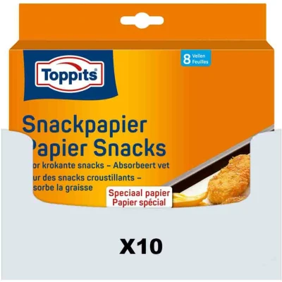Afbeelding van 10x Toppits Snackpapier Vellen 8 stuks