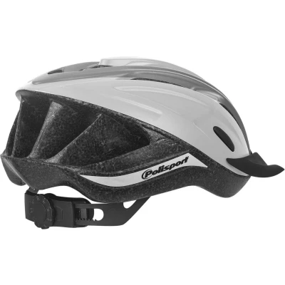 Afbeelding van Polisport ride in fietshelm m 54 58cm wit/grijs
