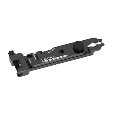 Afbeelding van Lezyne Multi Chain Pliers Multitool voor fietskettingen Geanodiseerde afwerking en een ketting pen van gehard staal 120 x 38 10 mm Zwart