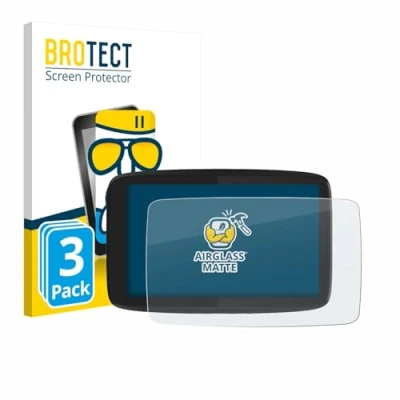 Afbeelding van BROTECT Screenprotector voor TomTom GO Camper Tour Folie Beschermfolie Beschermglas matte (3 Stuks)