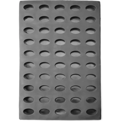 Afbeelding van Hendi Ovale siliconen bakvorm antiaanbak 570x375x20 mm hittebestendig vaatwasser en magnetronbestendig